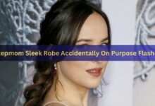 Stepmom Sleek Robe Accidentally On Purpose Flashes