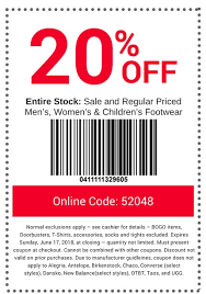 Shoe station coupon